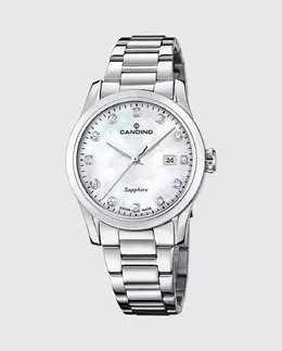 C4738/1 Lady Elegance женские часы из серебряной стали Candino, серебряный 25970 | plata