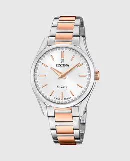 Женские часы F20620/1 Mademoiselle из серебристой стали Festina, серебряный 25913 | plata