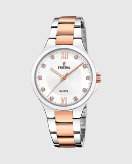 Женские часы F20612/1 Mademoiselle из серебристой стали Festina, серебряный 25913 | plata