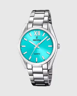 F20622/D Женские часы Boyfriend из серебристой стали Festina, серебряный 25913 | plata