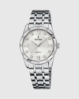 F16940/A Женские часы Mademoiselle из серебристой стали Festina, серебряный 23925 | plata