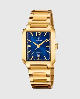 Женские часы F20680/3 On The Square из золотой стали Festina, золотой 34627 | oro