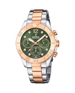 F20605/2 Женские часы Boyfriend из серебряной стали Festina, серебряный 34886 | plata