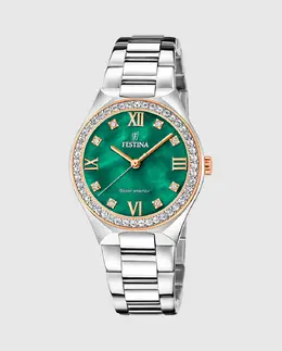 F20658/3 Solar Energy женские часы из серебристой стали Festina, серебряный 29563 | plata