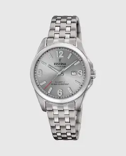 F20697/2 Женские часы из титановой серой стали Festina, серый 36413 | gris