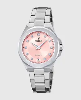 Женские часы F20700/2 Mademoiselle из серебристой стали Festina, серебряный 35805 | plata