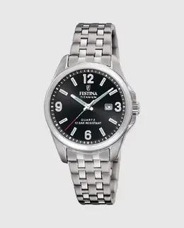 F20697/3 Женские часы из титановой стали серого цвета Festina, серый 36413 | gris