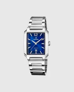 Женские часы F20679/3 On The Square из серебристой стали Festina, серебряный 34627 | plata