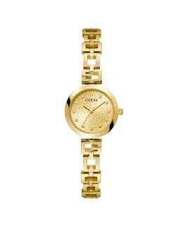 Женские часы Lady g GW0549L2 со стальным и золотым ремешком Guess, золотой 30431 | oro