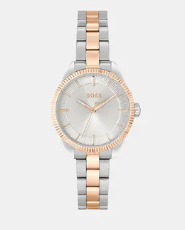 Двухцветные женские часы Sage 1502727 из стали Hugo Boss, серебряный 1010647906691 | plata
