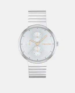 Многофункциональные стальные женские часы Create 25100032 Calvin Klein, серебряный 1010661210871 | plata