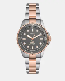 Женские часы ES5348 из двухцветной стали Fossil, мультиколор 1010642010911 | multicolor