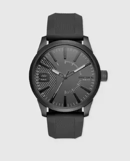 Diesel DZ1807 черные кожаные мужские часы, черный 1010665603477 | negro