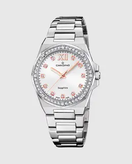 C4751/1 Lady Elegance женские часы из серебряной стали Candino, серебряный 32981 | plata