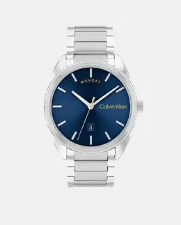 Ascend 25200446 стальные мужские часы Calvin Klein, серебряный 1010661105477 | plata