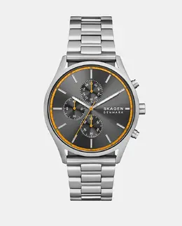 Мужские часы SKW6926 Стальной хронограф Skagen, серебряный 1010690804900 | plata
