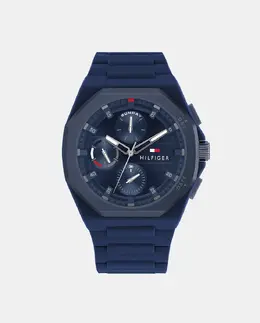 Neo 1792122 многофункциональные синие силиконовые мужские часы Tommy Hilfiger, синий 1010664407789 | azul