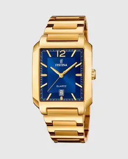 Мужские часы F20678/3 On The Square из золотой стали Festina, золотой 34627 | oro