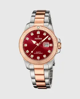 F20505/2 Женские часы Boyfriend из серебряной стали Festina, серебряный 25884 | plata