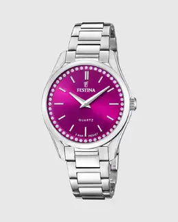 Женские часы F20583/2 Mademoiselle из серебристой стали Festina, серебряный 25894 | plata