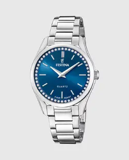F20583/3 Женские часы Mademoiselle из серебристой стали Festina, серебряный 25894 | plata