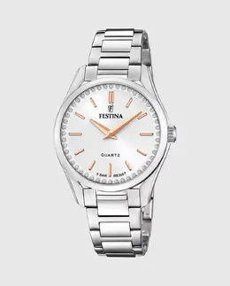 Женские часы F20583/1 Mademoiselle из серебристой стали Festina, серебряный 25894 | plata
