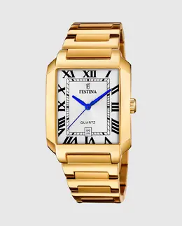 Мужские часы F20678/1 On The Square из золотой стали Festina, золотой 34627 | oro