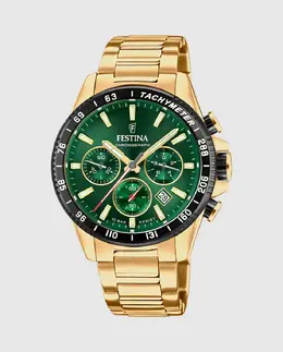 F20634/4 Мужские часы Timeless Chronograph из золотой стали Festina, золотой 27976 | oro
