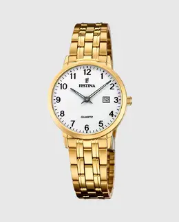 Женские часы F20514/1 Acero Classico из золотой стали Festina, золотой 23925 | oro