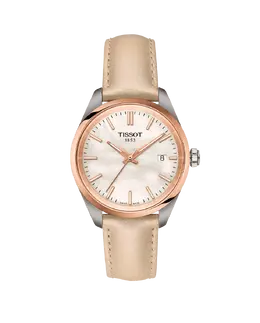 Женские часы PR100 из коричневой кожи диаметром 34 мм Tissot, коричневый 33420 | marrón
