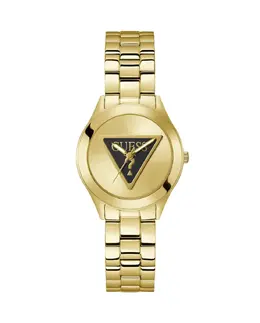 Стальные женские часы Tri Plaque GW0675L2 с золотым ремешком Guess, золотой 91661540707 | oro