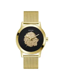 Стальные мужские часы Monarch GW0702G1 с золотым ремешком Guess, золотой 91661540172 | oro