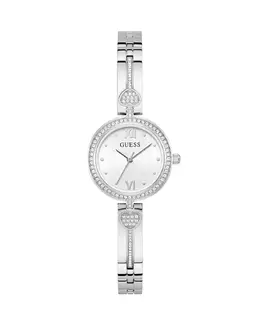 Стальные женские часы Lovey GW0655L1 с серебряным ремешком Guess, серебрянный 91661538827 | plata
