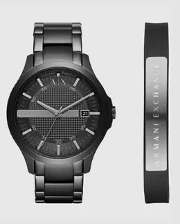 Armani Exchange AX7101 Черные стальные мужские часы 4053858763500 | negro