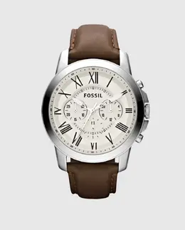 Fossil FS4735 Грант Мужские часы, коричневый 4051432662065 | marrón