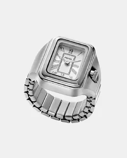 Женские часы со стальным кольцом ES5344 Fossil, серебрянный 4064092268195 | plata