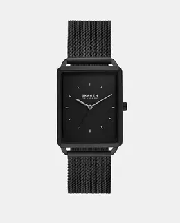 SKW6928 Черные стальные мужские часы Skagen 4064092301434 | negro