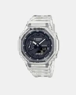 Мужские часы Casio G-Shock Skeleton GA-2100SKE-7AER из прозрачной смолы, цвет Natural 4549526297939 | natural
