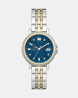 SKW3137 двухцветные женские часы из стали Skagen, мультиколор 4064092274028 | multicolor