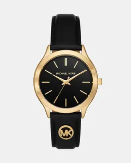 MK7482 Черные кожаные женские часы Michael Kors 4064092275018 | negro