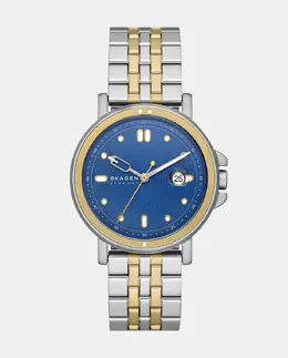 SKW6921 двухцветные мужские часы из стали Skagen, мультиколор 4064092273946 | multicolor