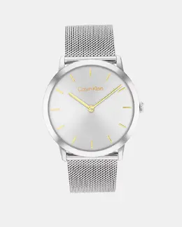 Исключительные мужские часы 25300001 Steel Mesh Calvin Klein, серебрянный 7613272582810 | plata