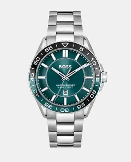 Runner 3H 1514208 стальные мужские часы Hugo Boss, серебрянный 7613272620864 | plata
