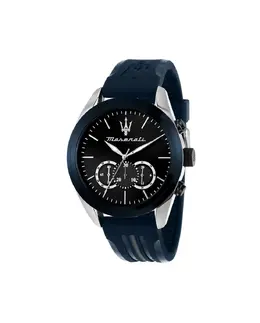 Traguardo R8871612046 мужские часы из полиуретана с синим ремешком Maserati, синий 35326 | azul