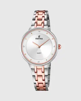 Женские часы F20626/1 Mademoiselle из серебристой стали Festina, серебрянный 8430622787782 | plata