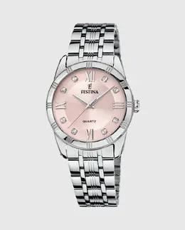 F16940/C Женские часы Mademoiselle из серебристой стали Festina, серебрянный 8430622748011 | plata