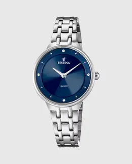 Женские часы F20600/3 Mademoiselle из серебристой стали Festina, серебрянный 8430622787706 | plata