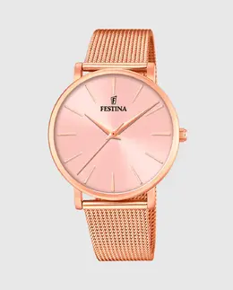 Женские часы F20477/1 Boyfriend из розовой стали Festina 8430622743177 | rosa