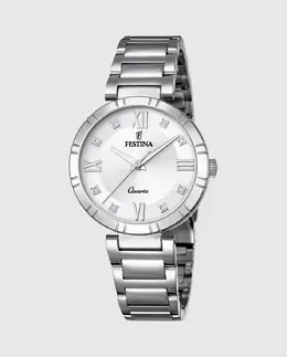 F16936/A Женские часы Mademoiselle из серебристой стали Festina, серебрянный 8430622724923 | plata