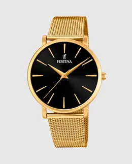 F20476/2 Женские часы Boyfriend из золотой стали Festina, золотой 8430622743146 | oro